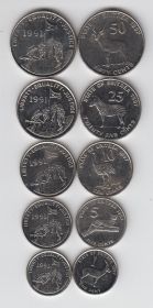 Эритрея Набор 5 монет