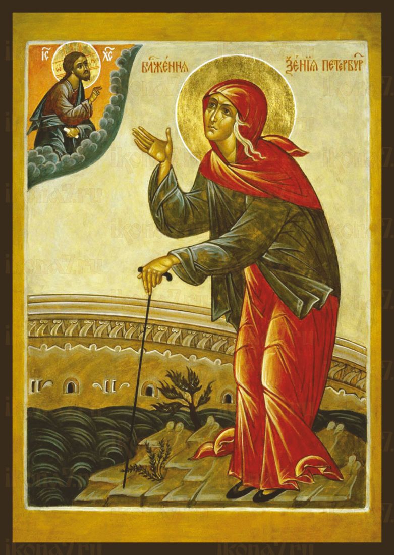 Икона Ксения Петербургская (копия старинной)