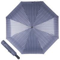 Зонт складной Baldinini 39-OC Double Stripes Grey