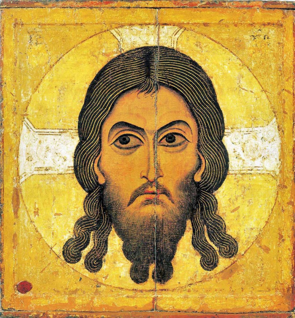 Икона Спас Нерукотворный (12 век)