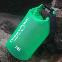 Водонепроницаемый мешок-рюкзак Ocean Pack Outdoor Sport 10 л (цвет зеленый)