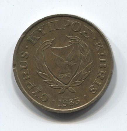 5 центов 1983 года Кипр