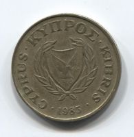 10 центов 1983 года Кипр