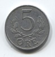 5 эре 1941 года Дания