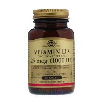 Солгар Витамин Д3 (Vitamin D3) 1000МЕ, 180 табл.