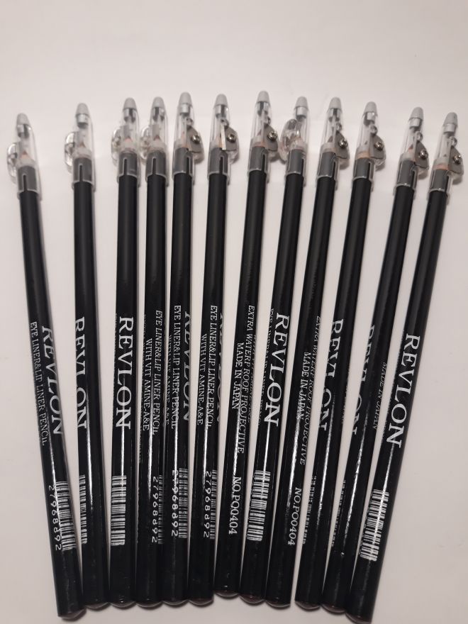 Набор карандашей для глаз и бровей REVLON (коричневый), 12 шт