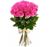 Букет розовых роз 60 см