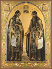 Икона Сергий и Герман Валаамские
