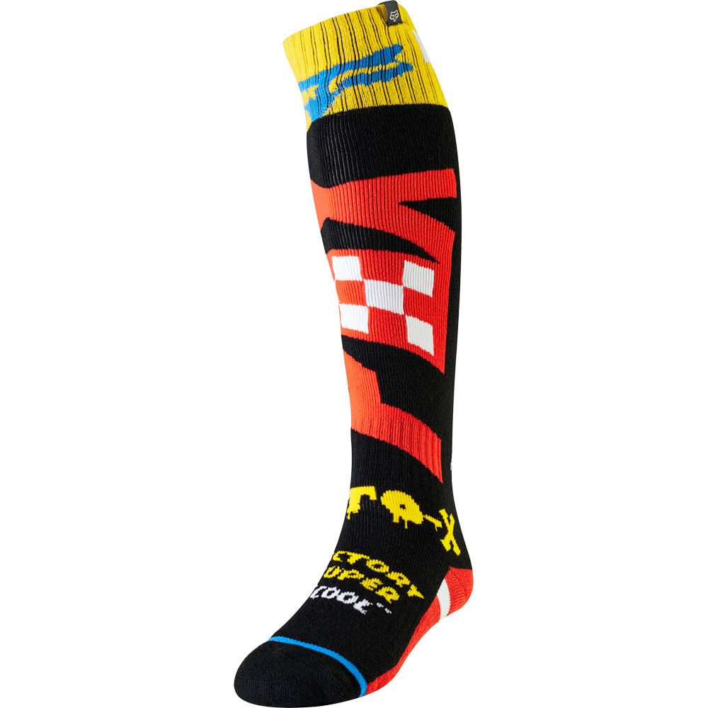Fox FRI Czar Thin Sock Black/Yellow носки, черно-желтые