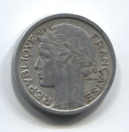 1 франк 1948 года Франция, B