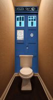 Фотообои в туалет - Police Box магазин Интерьерные наклейки