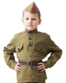 Костюм военный детский для мальчика Солдат, 5-7 лет