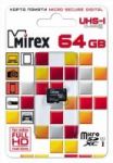 Карта памяти microSD MIREX 64GB class 10 (без адаптера) UHS-I