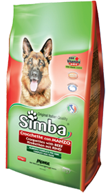 SIMBA DOG корм для взрослых собак, с говядиной, 10 кг