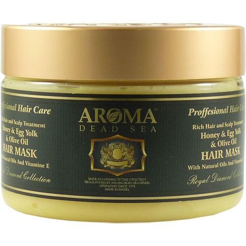 Маска с медом, оливковым маслом и яичным желтком для крепления корней волос Aroma Dead Sea (Арома Дэд Си) 500 мл