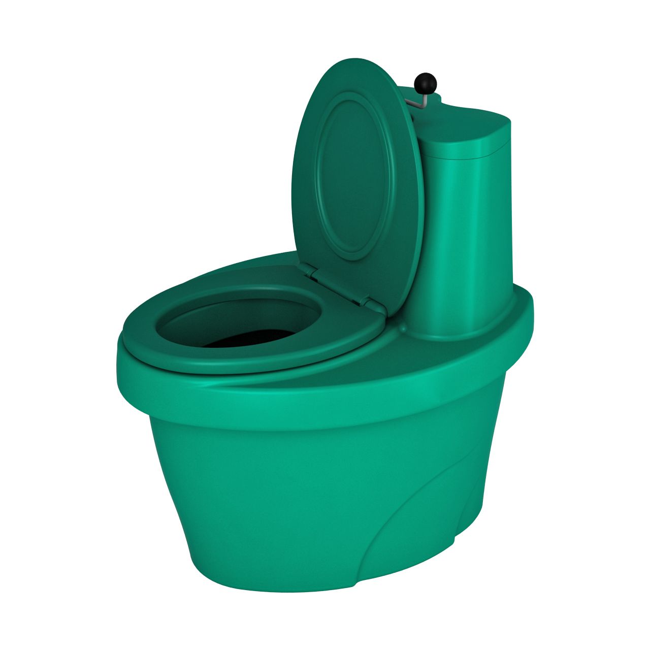 Дачный туалет торфяной зеленый