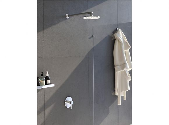 TESKA | Misis divar içi duş dəsti, bir yönlü, xrom, kod: AS 1100