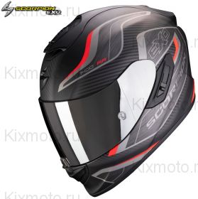 Шлем Scorpion EXO 1400 Air Attune, Черный матовый с красным