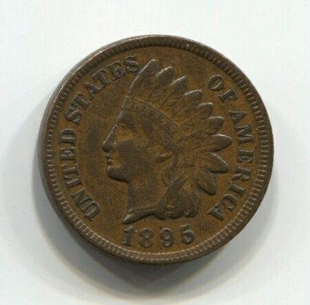 1 цент 1895 года США XF-