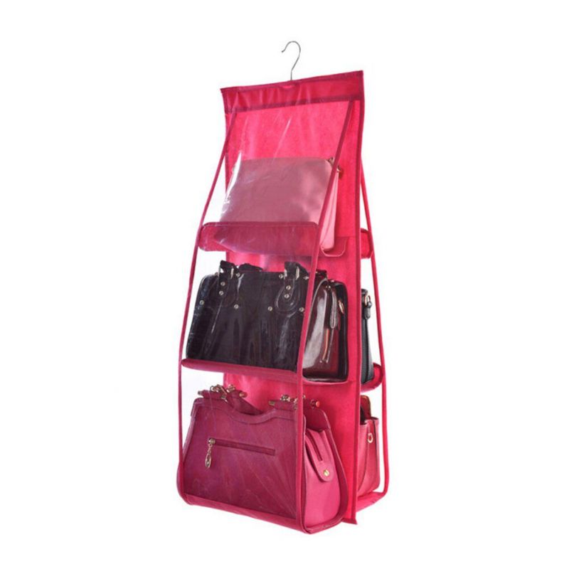 Органайзер для сумок Hanging Purse Organizer (цвет фуксия)
