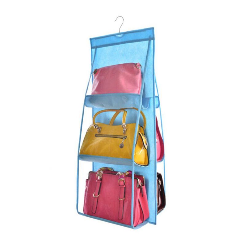 Органайзер для сумок Hanging Purse Organizer (цвет голубой)