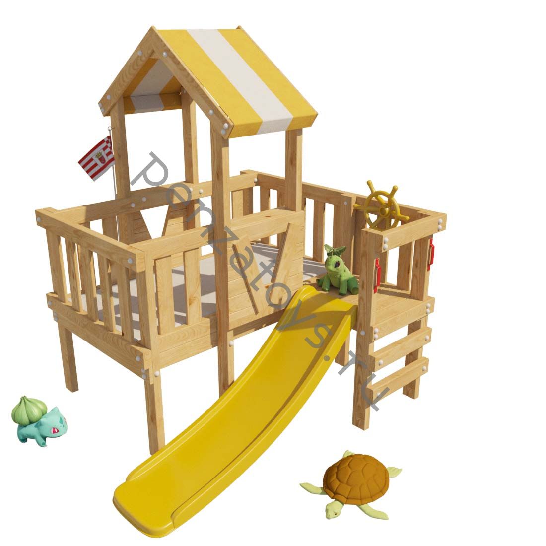 Детская игровая площадка/чердак СКУБИ для дома и дачи
