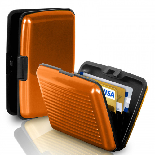 Кейс для кредитных карт Security Credit Card Wallet (цвет оранжевый)