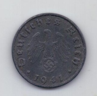 10 пфеннигов 1941 года AUNC Германия