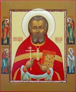 Икона Николай Пятницкий священномученик (рукописная)