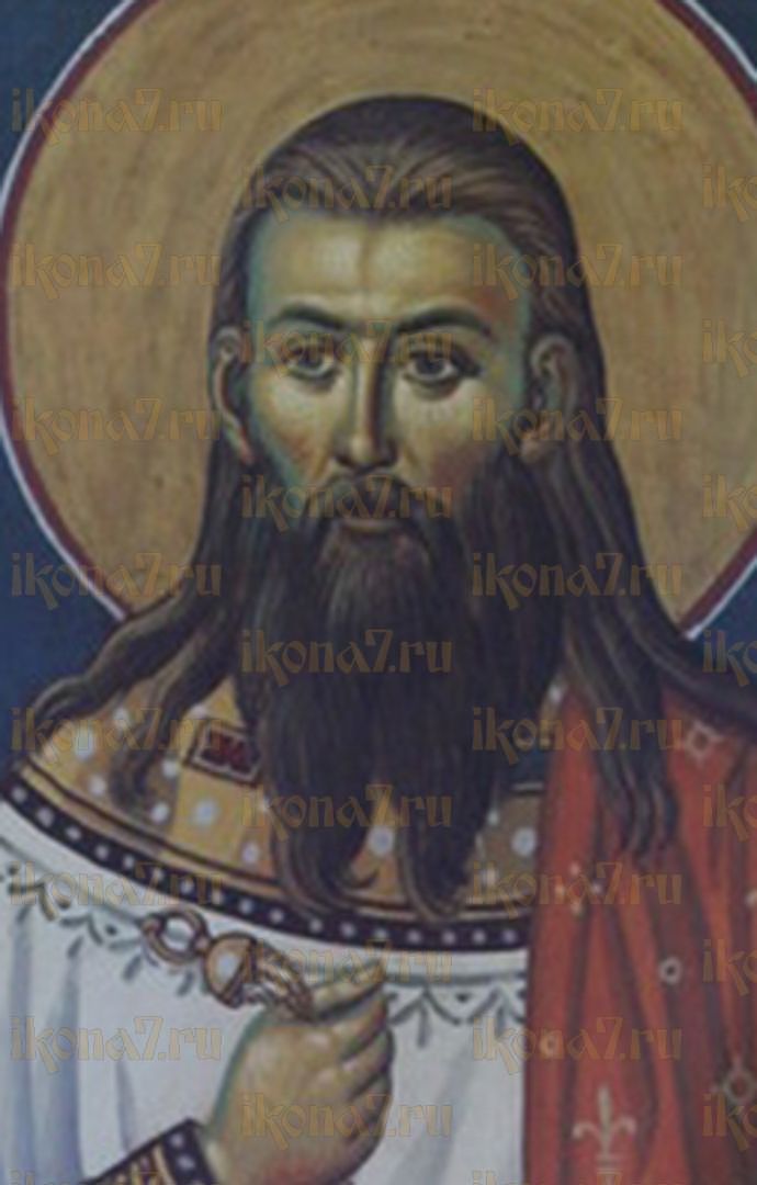 Икона Николай Цветков священномученик (рукописная)