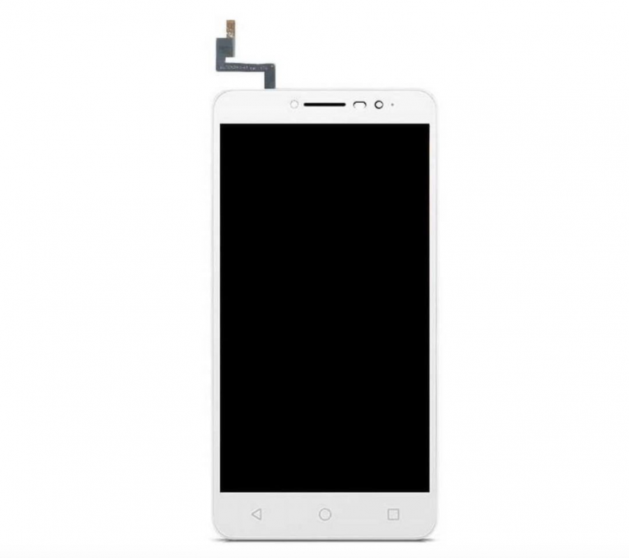LCD (Дисплей) Alcatel 9008D A3 XL (в сборе с тачскрином) (white) Оригинал
