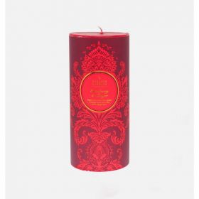 Шотландская ароматическая свеча-колонна  "Клюква с имбирём" CRANBERRY AND GINGER PILLAR CANDLE.