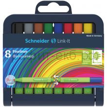 Ручка капиллярная Schneider Line-It 8цв. 0.4мм 191298