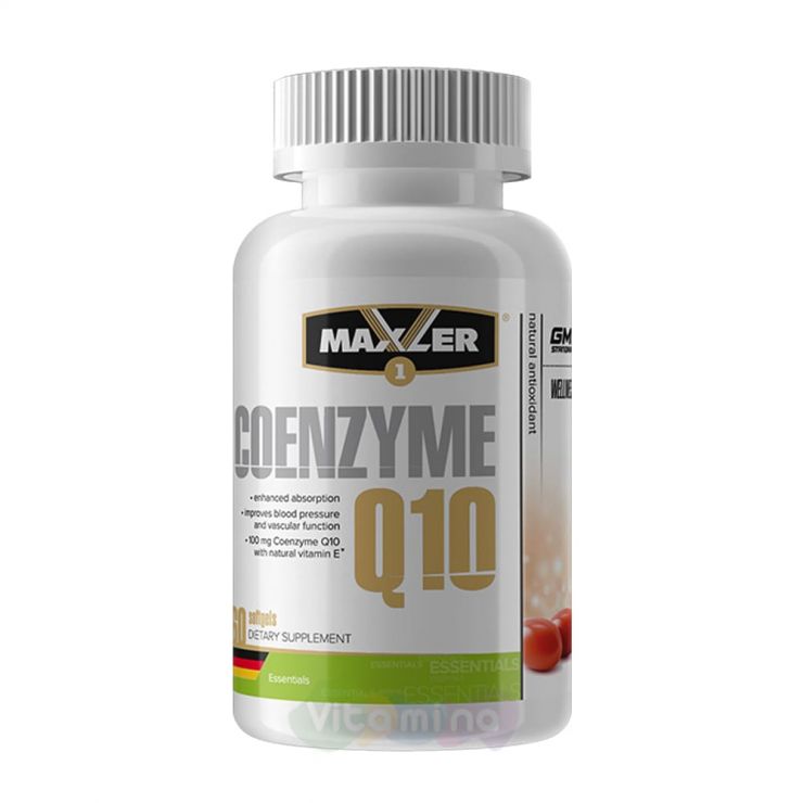 Maxler Coenzyme Q10 с витамином Е, 60 капс