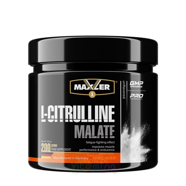 Maxler Л-Цитруллин Малат L-Citrulline Malate, 200 г