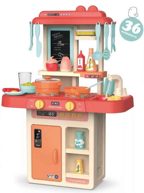 889-170 Кухня игровая детская Home Kitchen с водой, паром, светом и звуком