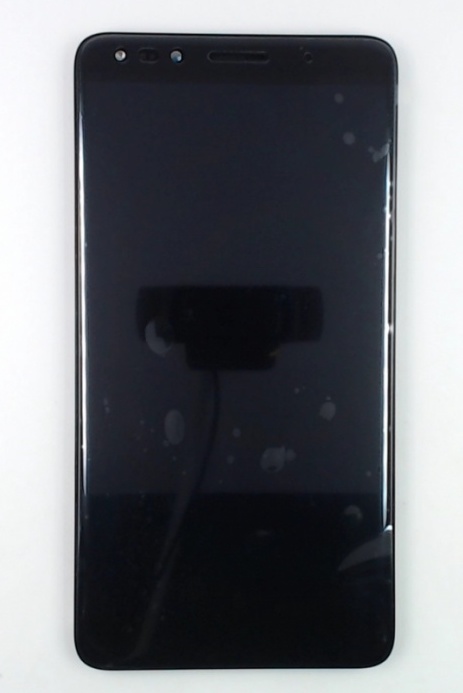 LCD (Дисплей) Alcatel 7070X Pop 4 (в сборе с тачскрином) (в раме) (black) Оригинал