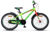 Велосипед STELS Pilot-250 Gent 20"  11" Неоновый-зелёный/неоновый-красный V010
