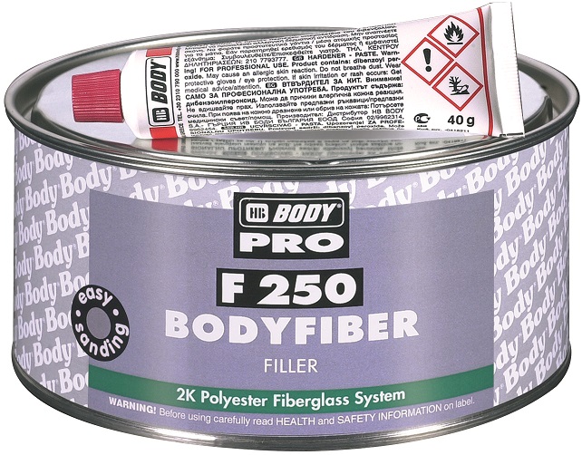 Шпатлевка BODY PRO F250 FIBER 1,5 кг.