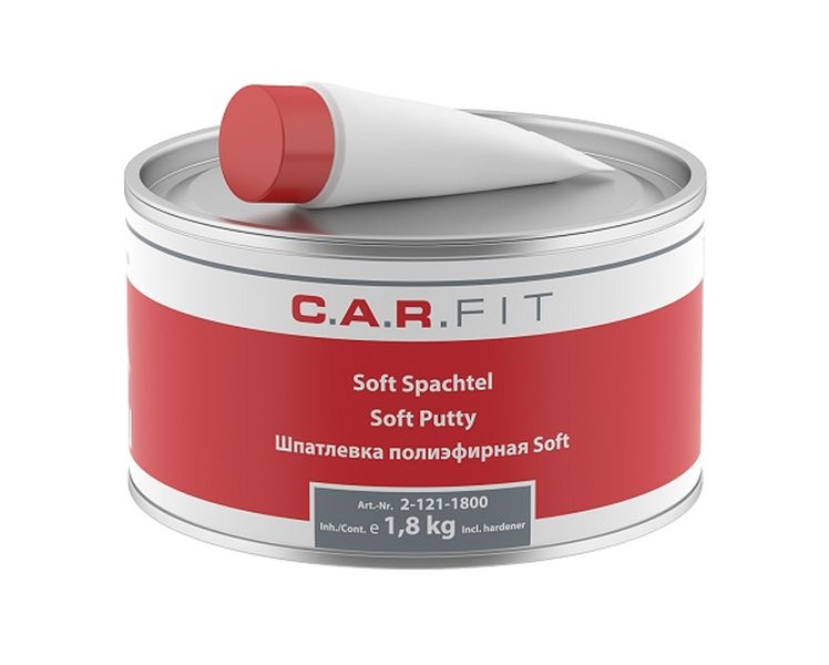 CarFit Soft Plus 2K Шпатлевка полиэфирная, 1,8кг
