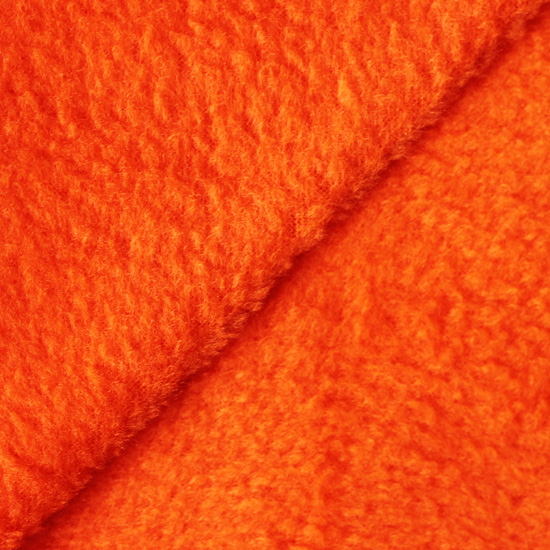 Флис оранжевый  50*37 см.