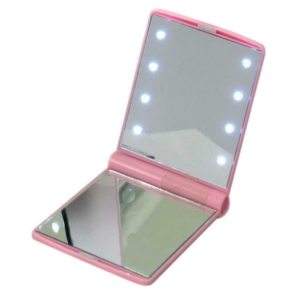Косметическое карманное зеркало с подсветкой из светодиодов Led Light Mirror