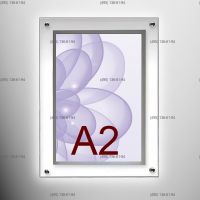 Кристалайт односторонний настенный формат А2, 360х510 мм