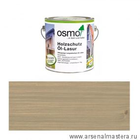 OSMO ВЕСНОЙ ДЕШЕВЛЕ! Защитное масло-лазурь для древесины для наружных работ OSMO Holzschutz Ol-Lasur 903 Серый базальт 2,5 л Osmo-903-2,5 12100027