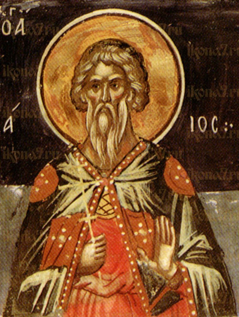 Икона Аглаий Севастийский мученик (рукописная)