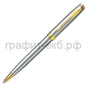 Ручка шариковая Parker Sonnet Core Stainless Steеl GT сталь/позолота К527 1931507