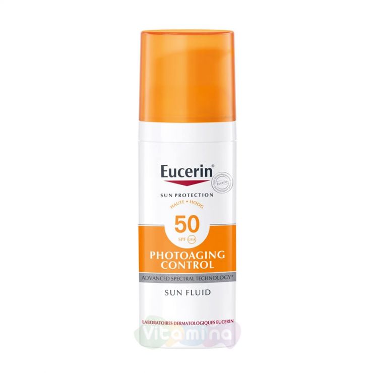 Eucerin Photoaging control Флюид солнцезащитный для лица, 50 мл