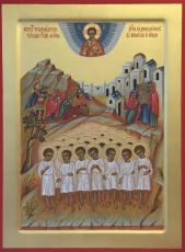 Икона Вифлеемские младенцы мученики (рукописная)