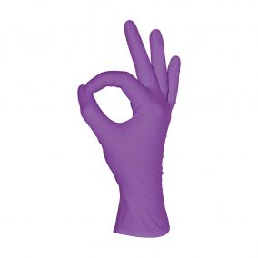 Перчатки нитриловые MediOK, пурпурный, размер XS,S,M,L- 50 пар