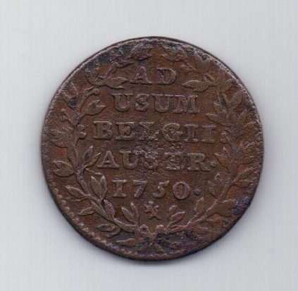 2 лиарда 1750 года XF- Австрия Нидерланды